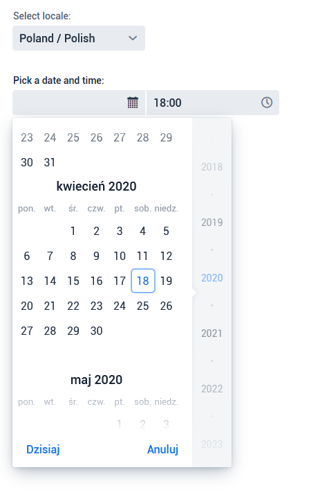 SuperDateTimePicker in Polish (all required translations included)