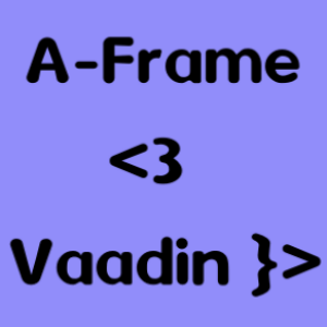 a-frame-vaadin icon